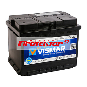 Аккумулятор VISMAR STANDARD 55 А/ч L+ прямая EN480A 242x175x190 Стандартные