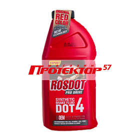 Жидкость тормозная Rosdot DOT4 PRO DRIVE в п/э бут. 455 г