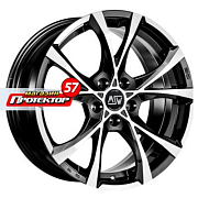 Диск 8x18 5x108 ET45 D73.1 MSW Cross Over Black Full Polish