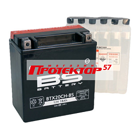 Аккумулятор BS-Battery BTX20CH-BS 18 А/ч R+ Обратная EN270A 155x175x87 Болтовые мото