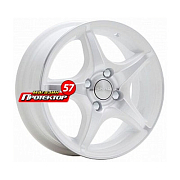 Диск 5.5x14 4x98 ET35 D58.6 СКАД Фортуна Алмаз белый
