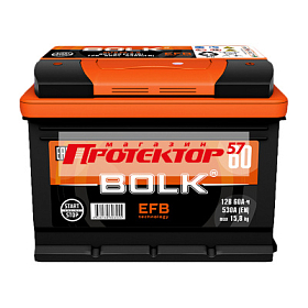 Аккумулятор BOLK EFB 60 А/ч R+ обратная EN530A 242x175x190 Стандартные