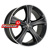 Диск 8x18 5x100 ET45 D67.1 Eta Beta TETTSUT Matt Black Face Polish