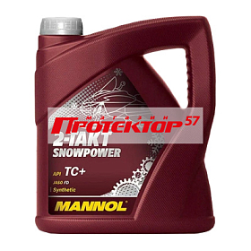 MANNOL 2-TAKT SNOWPOWER TC+ Синтетическое 4л