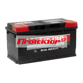 Аккумулятор ZUBR Ultra 80 А/ч R+ обратная EN800A 315х175х190 стандартные Стандартные