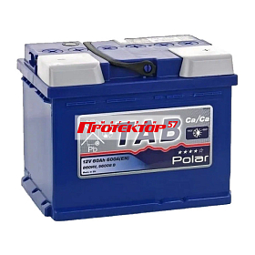 Аккумулятор TAB POLAR 60 А/ч R+ Обратная EN600A 240x173x190 Стандартные