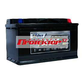 Аккумулятор VST AGM 80 А/ч R+ обратная EN800А 315x175x190 Стандартные