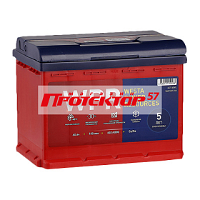 Аккумулятор WPR 60 А/ч L+ прямая EN640A 242x175x190 Стандартные