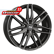 Диск 7.5x16 5x112 ET35 D73.1 MSW 24 Matt Gun Metal Full Polished
