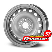 Диск 5.5x14 4x100 ET43 D60.1 Eurodisk 53A43C Серебристый