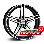 Диск 9.5x19 5x112 ET35 D66.6 AEZ Portofino dark BFP