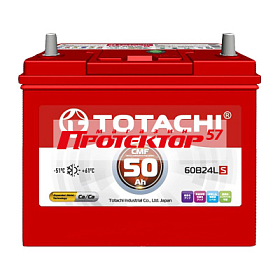 Аккумулятор TOTACHI CMF 50 А/ч R+ обратная EN430A 234x127x220 Тонкие вынос