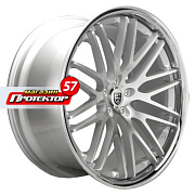 Диск 10.5x20 5x120 ET35 D74.1 Lexani CVX44 Silver/Machined/Chrome Lip