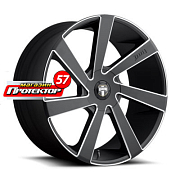Диск 9.5x22 5x150 ET35 D110 MHT Dub Directa Black/Machined