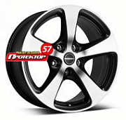Диск 7x16 5x112 ET48 D57.1 BORBET CC Black Matt Polished