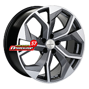 Диск 8.5x20 5x112 ET30 D66.5 Khomen Wheels Turbine Styling 2006 Gray-FP