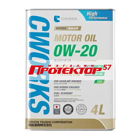 CWORKS SUPERIA 0W20 SP синтетическое 4л