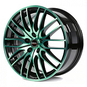 Диск 8x17 5x112 ET48 D72.5 BORBET CW4/5 Black Green Glossy