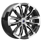 Диск 7.5x18 6x139.7 ET30 D106.1 K&K КС959 Алмаз черный