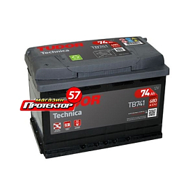 Аккумулятор TUDOR Technica 74 А/ч L+ прямая EN680A 278х175х190 Стандартные
