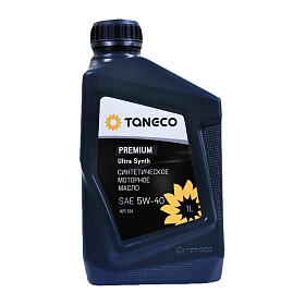 Tatneft TANECO Premium Ultra Synth 5W40 SN A3/B3/B4 синтетическое 1л