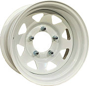 Диск 8x15 5x139.7 ET-19 D110.5 Magnum Штамп White