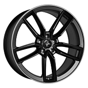 Диск 8x18 5x112 ET45 D66.6 Keskin Tuning KT21 Matt Black Lip Polish