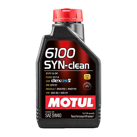 Motul 6100 SYN-CLEAN 5W40 синтетическое 4л