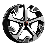 Диск Литой 7.5x18 PCD 5x114.3 ET45 D60.1 Вектор R262 Алмаз черный