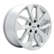 Диск 7x17 5x114.3 ET46 D66.6 Khomen Wheels U-Spoke 703 F-Silver