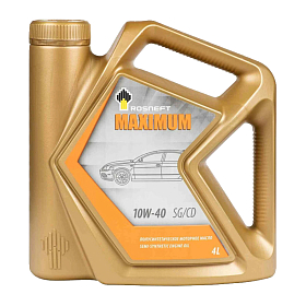 Rosneft Maximum 10W40 SG/CD  Полусинтетическое 4л