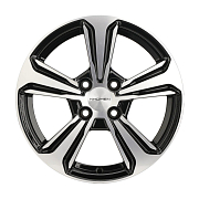 Диск 6x15 4x100 ET46 D54.1 Khomen Wheels U-Spoke 502 Black-FP