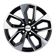 Диск 7x17 5x112 ET43 D57.1 Khomen Wheels U-Spoke 703 Black-FP