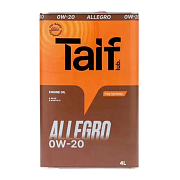 Taif ALLEGRO 0W20 SP синтетическое 4л