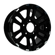 Диск 7x16 5x139.7 ET40 D98.6 СКАД Тайга Черный матовый