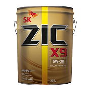 Zic X9 5W30 синтетическое 20л