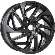 Диск 7x18 5x114.3 ET45 D60.1 KDW KD1810 Matt Black Painted