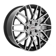 Диск 7x17 4x114.3 ET45 D67.1 X-trike X-131 BK/FP