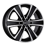 Диск 8.5x20 6x139.7 ET20 D106.1 MAK Stone 6 Black mirror