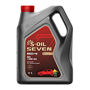 S-Oil SEVEN RED #9 10W40 SN полусинтетическое 4л