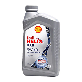 Shell Helix Hx8 Synthetic 5W40 синтетическое 
1л