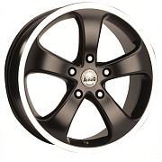 Диск 8x17 5x114.3 ET35 D69.1 Alessio Star-5 Black