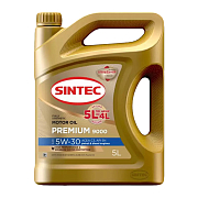 Sintec Premium 9000 5W30 SL/CF A3/B4 синтетическое 4л + 1л