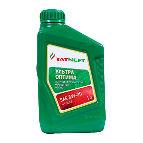 Tatneft Ультра-Оптима 5W30 SL/CF A3/B3/B4 Полусинтетическое 1л