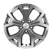 Диск 6.5x17 5x114.3 ET50 D66.1 Khomen Wheels Y-Spoke 710 Gray-FP