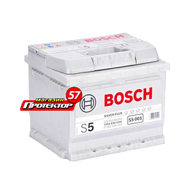 Аккумулятор Bosch Silver Plus 52 А/ч R+ обратная EN520A 207x175x175 Стандартные