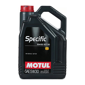 Motul SPECIFIC VW 504/507 5W30 Синтетическое 5л