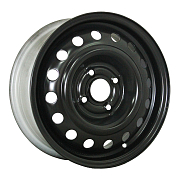 Диск 6x15 4x100 ET50 D60.1 Крем Штамп Черный