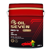 S-Oil SEVEN RED #9 0W20 SP синтетическое 20л