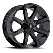 Диск 8.5x20 5x150 ET35 D110.3 Harp Y-651 gloss black w clear coat